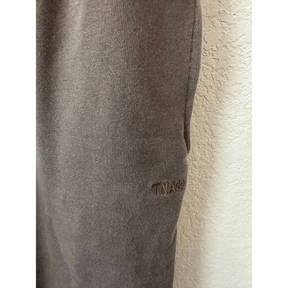 TNA Sweatfleece Cozy Fleece Pants Women's XS Joggers Brown - Picture 2 of 4